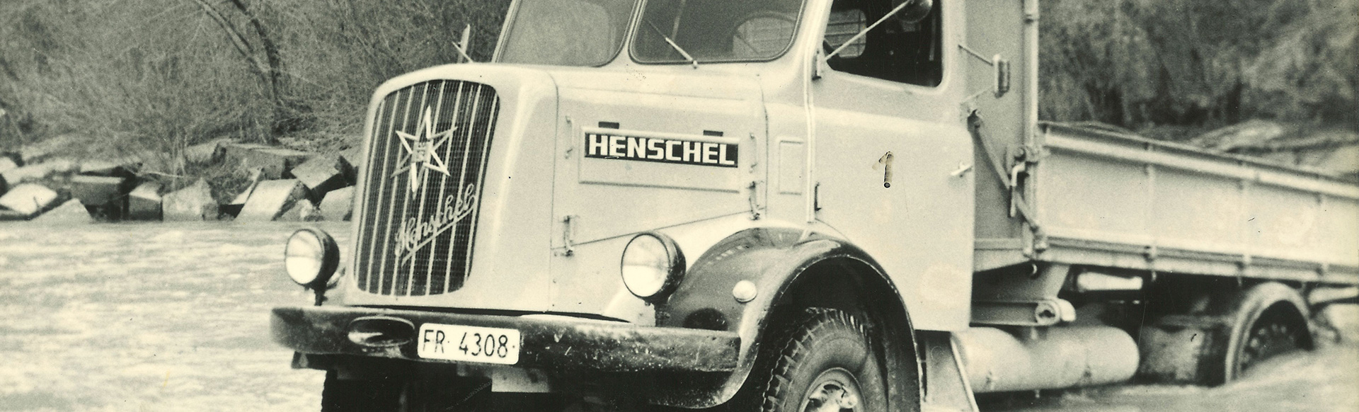 Gutknecht Transporte erstes Fahrzeug der Firma